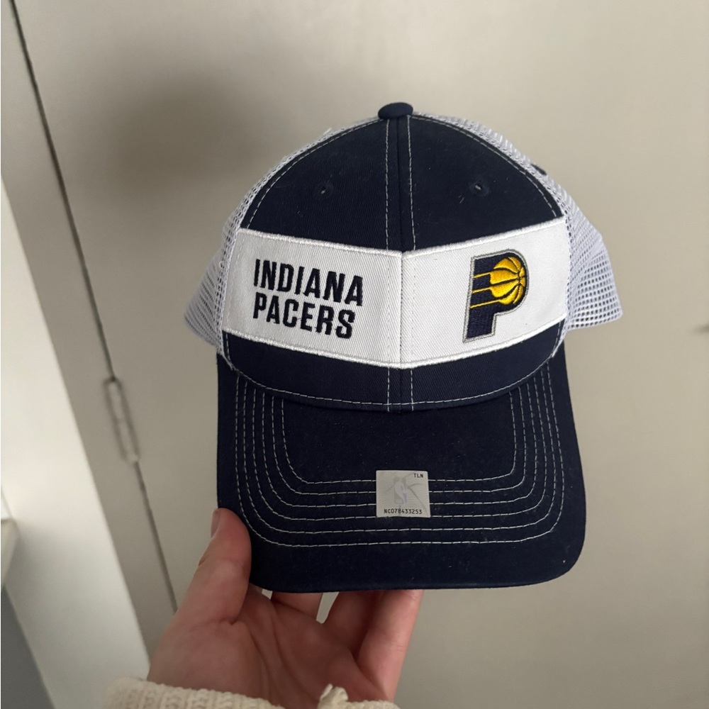 NBA Indiana Pacers Navy and White Hat